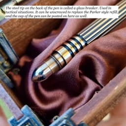 EDC Brass Pen "Groovy!", photo 5