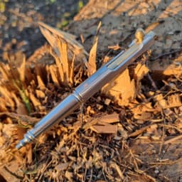 Stainless Steel & Brass Bolt Action Pen & Pencil, photo 3