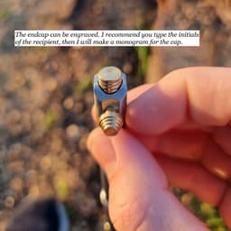 Stainless Steel & Brass Bolt Action Pen & Pencil, photo 2