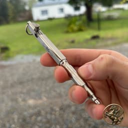 Slimline Stainless Steel Bolt Action Pen & Pencil, photo 10