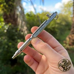 Slimline Stainless Steel Bolt Action Pen & Pencil, photo 4