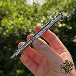 Slimline Stainless Steel Bolt Action Pen & Pencil