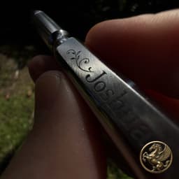 Slimline Stainless Steel Bolt Action Pen & Pencil, photo 5