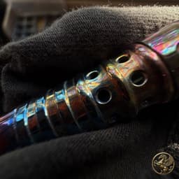 Titanium Bolt Action Pen / Pencil & Brass Lego Head, photo 22