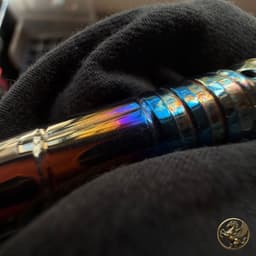 Titanium Bolt Action Pen / Pencil & Brass Lego Head, photo 21