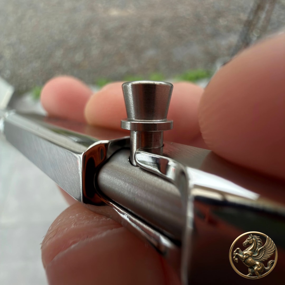 Slimline Stainless Steel Bolt Action Pen & Pencil, photo 20