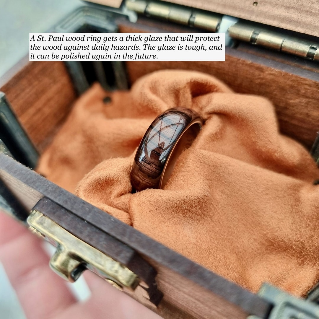 Wooden Ring / Wedding Band, photo 2