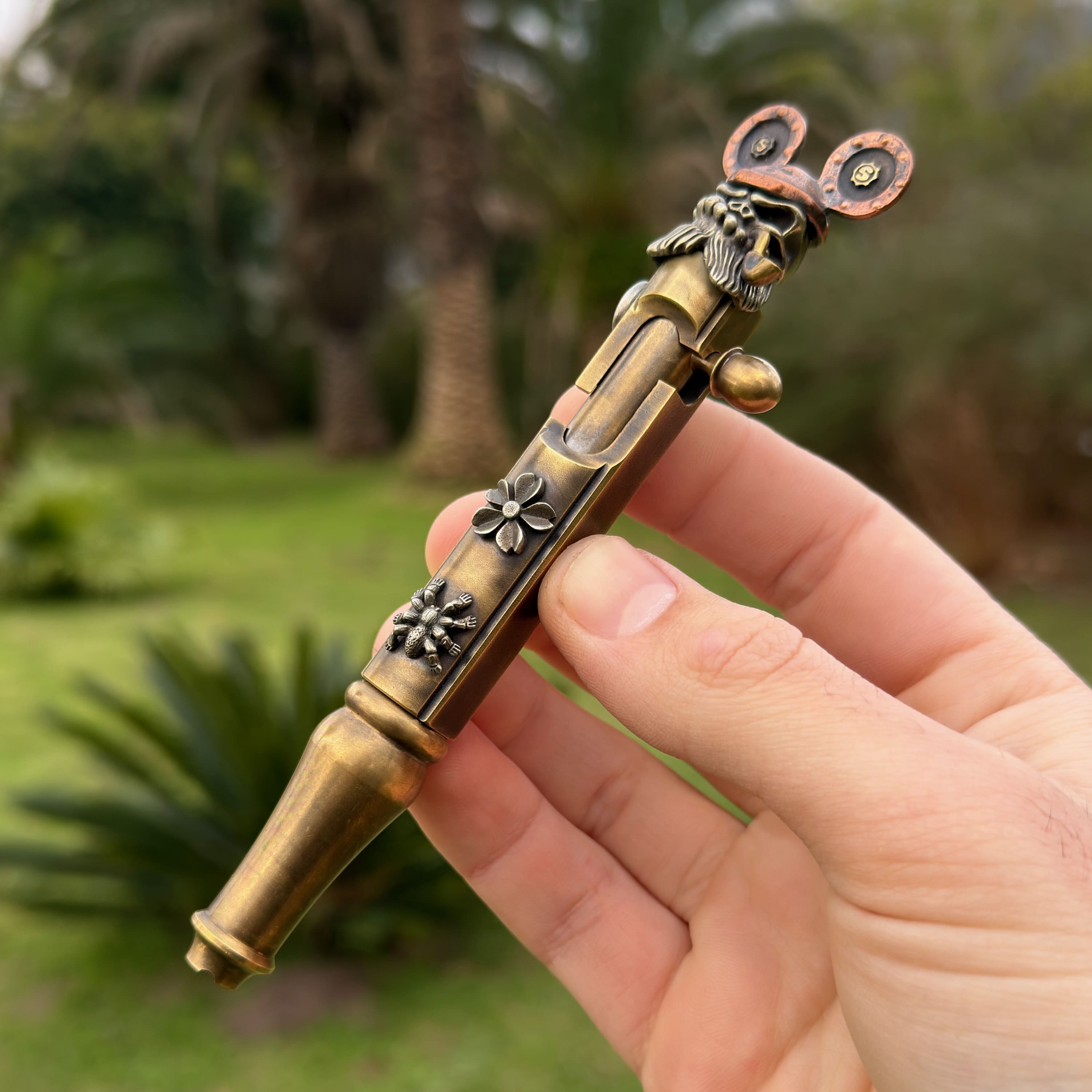 Pirate Brass Bolt Action Pen